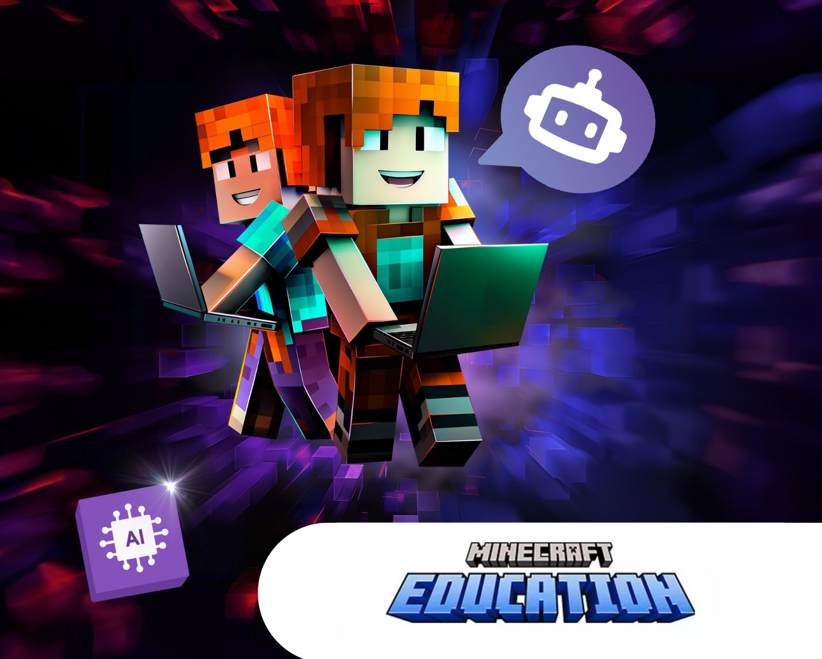 BREZPLAČNA DELAVNICA: Cyber pustolovščina v svetu umetne inteligence – Labirint skrivnosti v Minecraft EE, 10-12 let - ONLINE