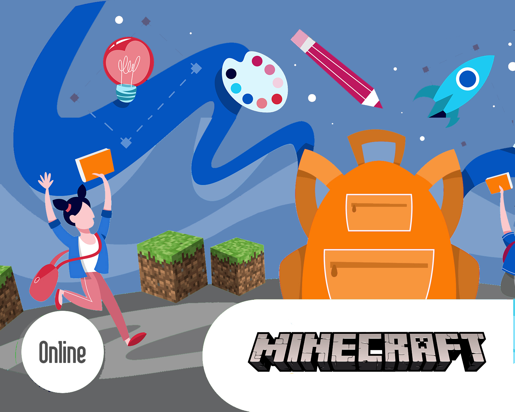 Minecraft ustvarjalec (5 srečanj)   ONLINE  (10-12 let)