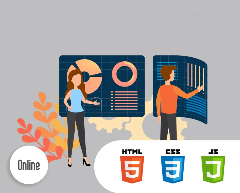 Website developer (razvoj spletnih strani: HTML, CSS in JavaScript) 5 ONLINE srečanj - (16-18 let)