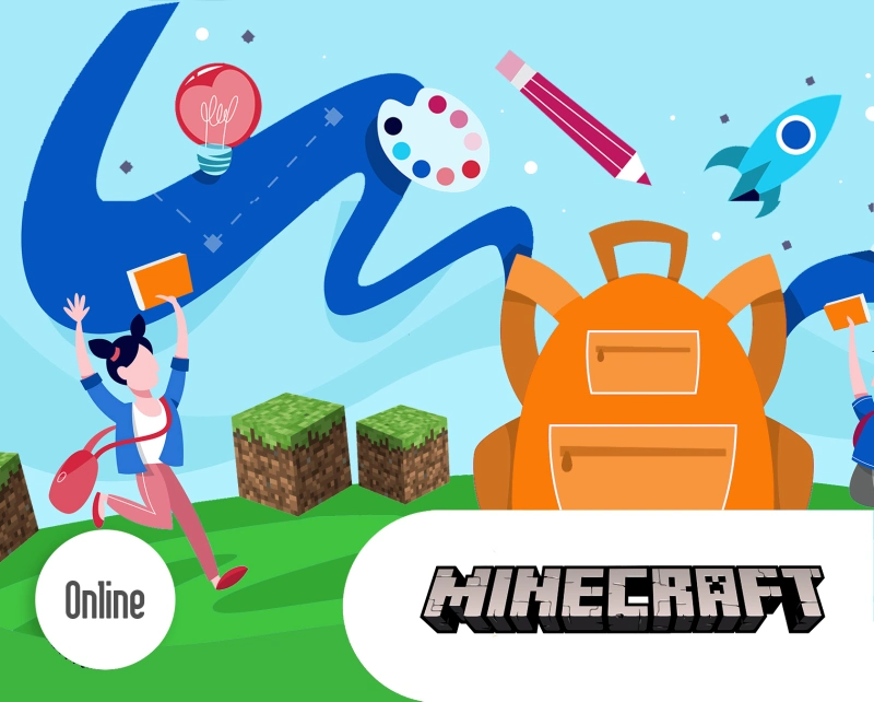 Minecraft Explorer (5 srečanj)   ONLINE  (7-9 let)