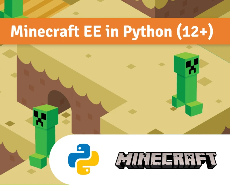 BREZPLAČNA DELAVNICA: Programski jezik Python in Minecraft EE - ONLINE (11+ let)